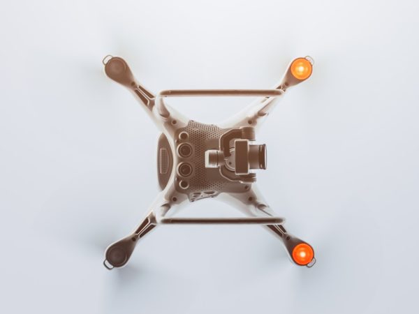 gray and black drone